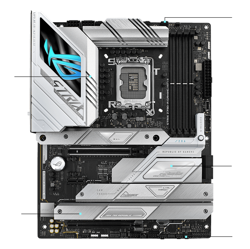 Strix Z790-A II. Охолодження