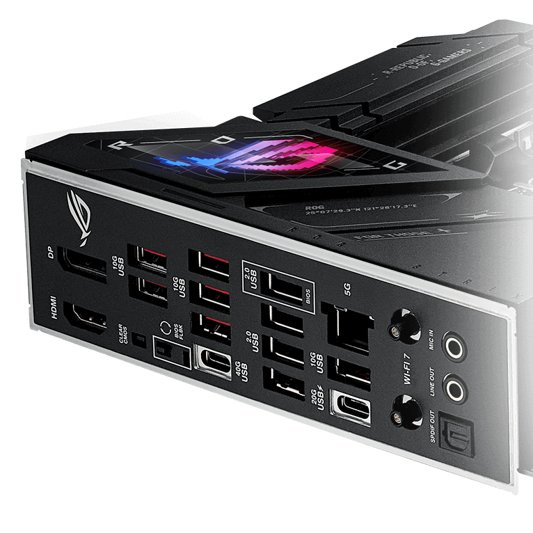 La Strix B850-E est équipée d'un PORT USB4®
