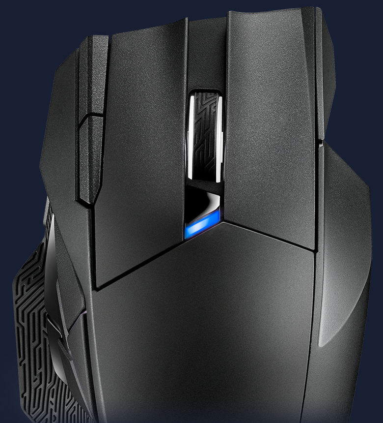 ROG Spatha X features a DPI button and Aura Sync lighting