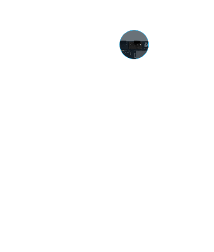 position of 4-PIN PWM/DC FAN HEADER