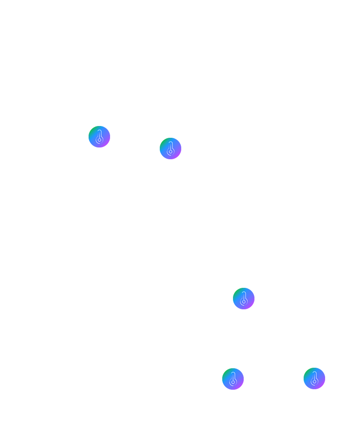 Multiple temperature sources