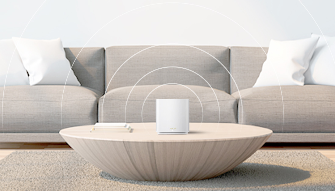 With ASUS ZenWiFi AXE7800 mesh routers, you can enjoy superior whole-home WiFi.
